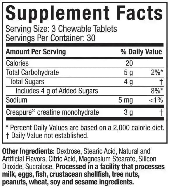 Creatine Chews Muscletech